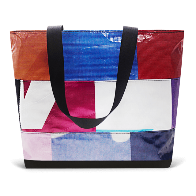 Patchwork Zippered Blake Tote