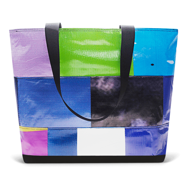 Patchwork Zippered Blake Tote