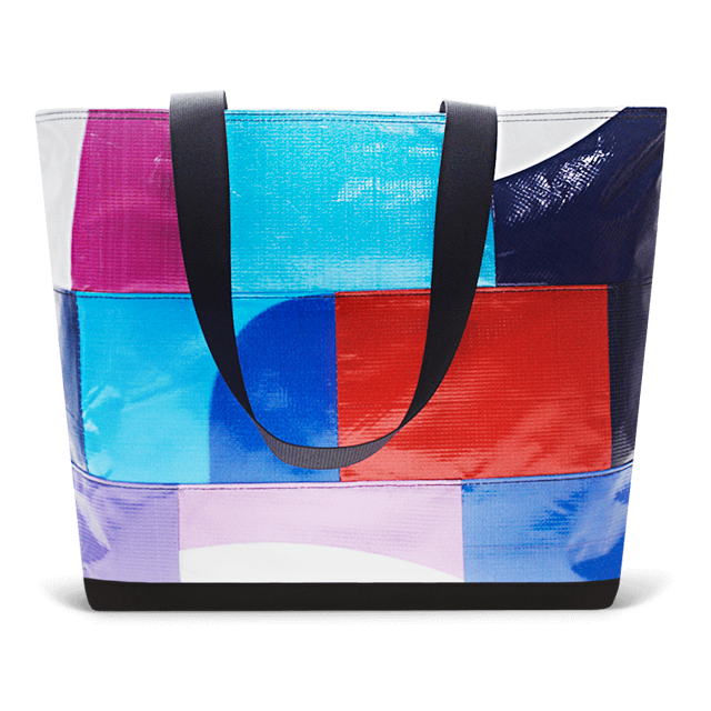 Patchwork Zippered Blake Tote