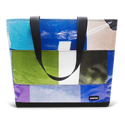 Patchwork Zippered Blake Tote