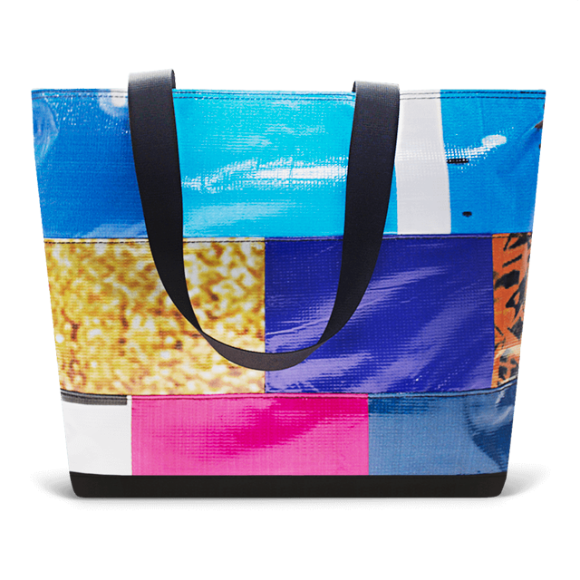 Patchwork Zippered Blake Tote