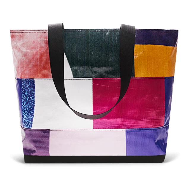 Patchwork Zippered Blake Tote