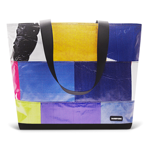 Patchwork Zippered Blake Tote