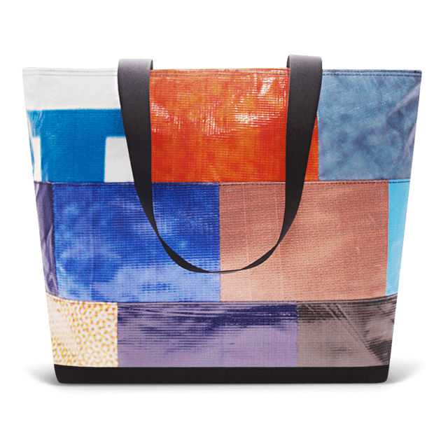 Patchwork Zippered Blake Tote