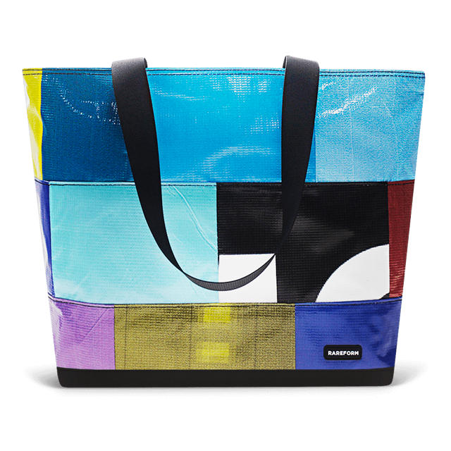 Patchwork Zippered Blake Tote