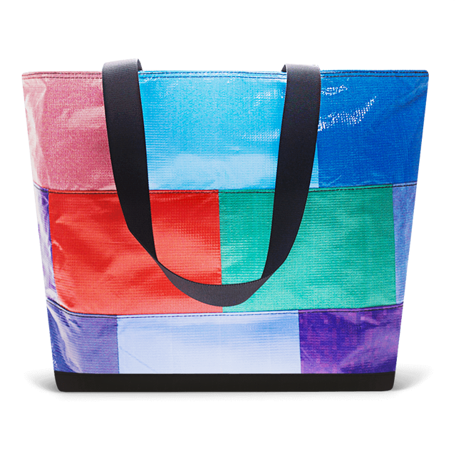 Patchwork Zippered Blake Tote