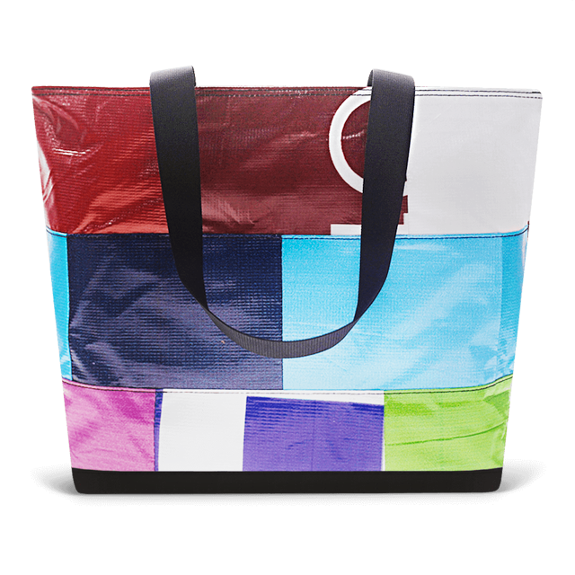 Patchwork Zippered Blake Tote