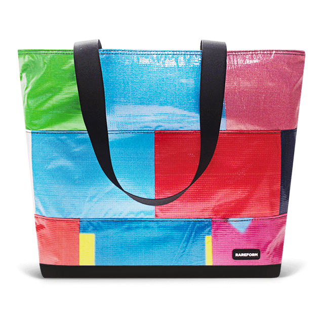 Patchwork Zippered Blake Tote