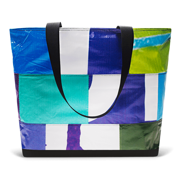 Patchwork Zippered Blake Tote