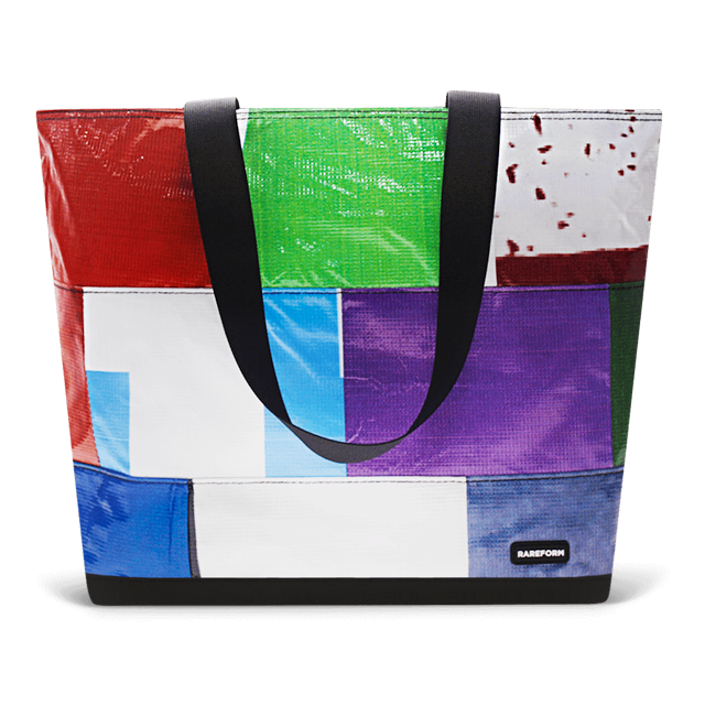 Patchwork Zippered Blake Tote