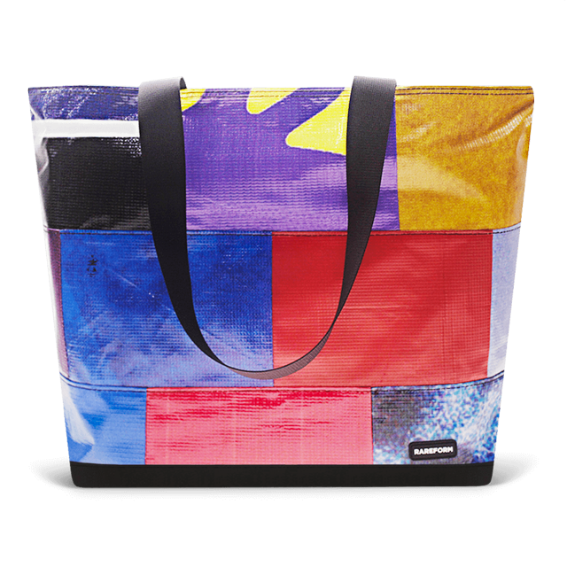 Patchwork Zippered Blake Tote