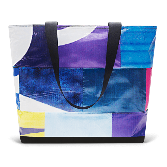 Patchwork Zippered Blake Tote