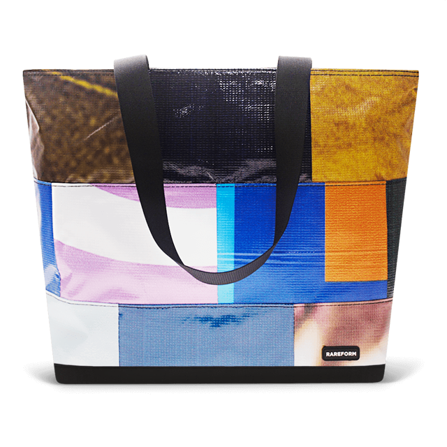 Patchwork Zippered Blake Tote