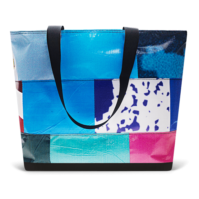 Patchwork Zippered Blake Tote