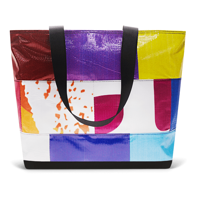Patchwork Zippered Blake Tote