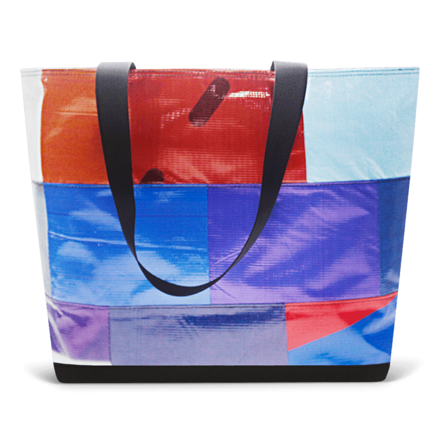 Patchwork Zippered Blake Tote