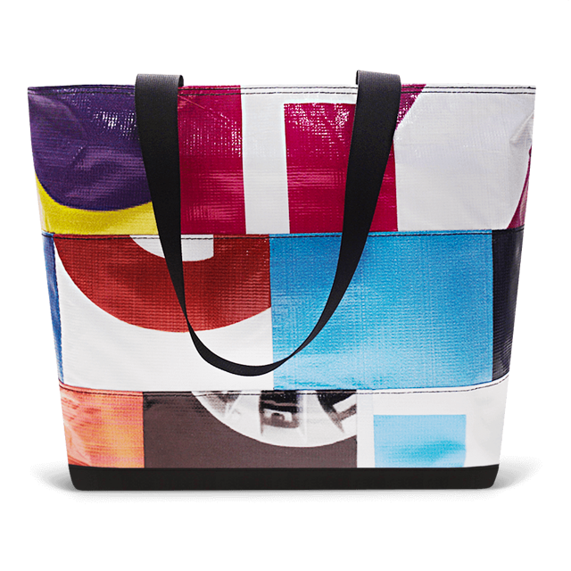 Patchwork Zippered Blake Tote