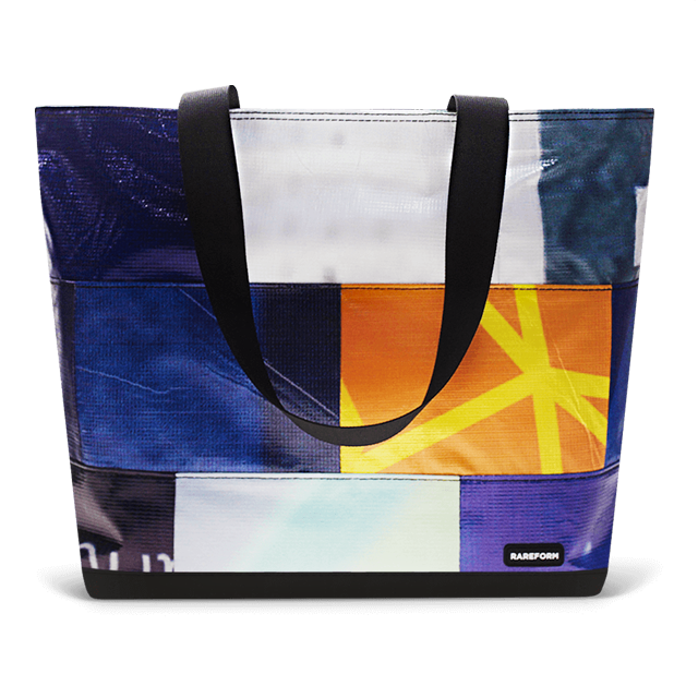 Patchwork Zippered Blake Tote