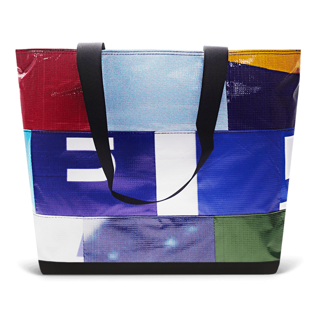 Patchwork Zippered Blake Tote