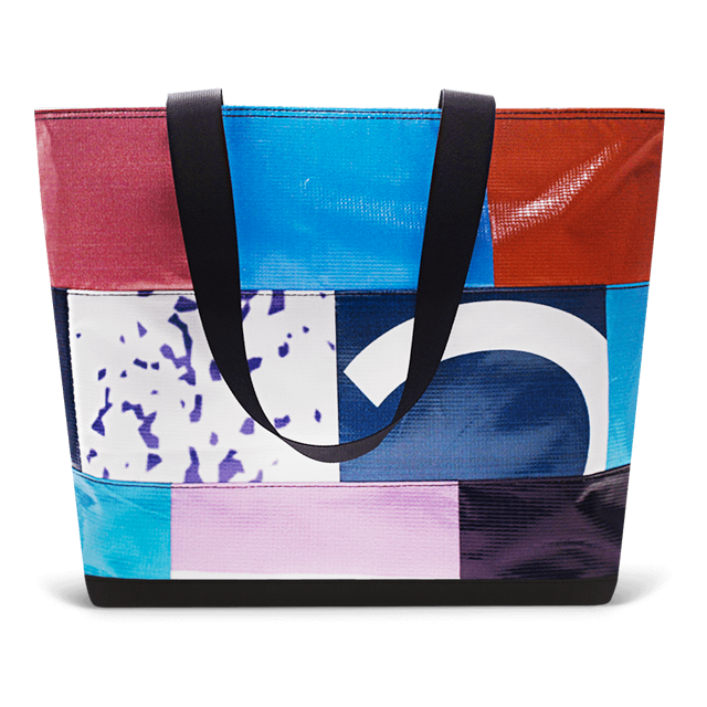 Patchwork Zippered Blake Tote