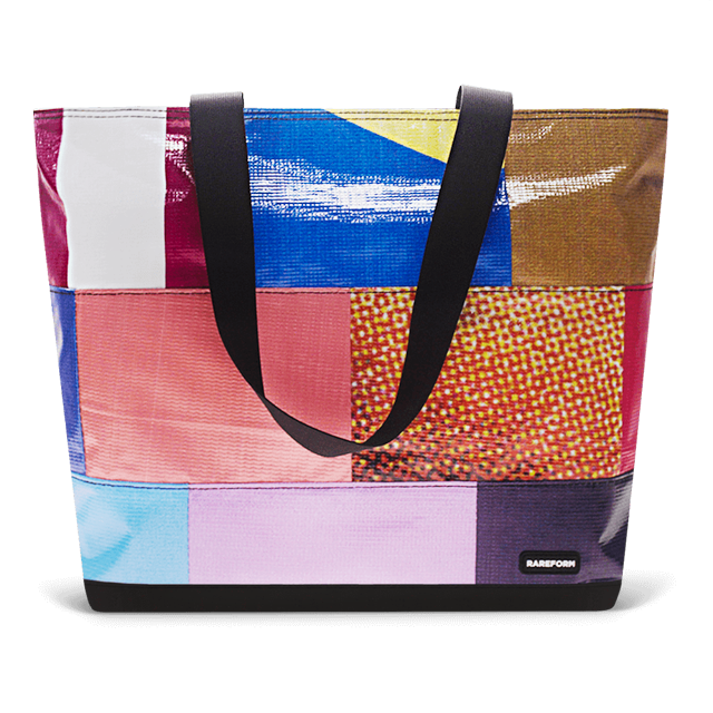 Patchwork Zippered Blake Tote