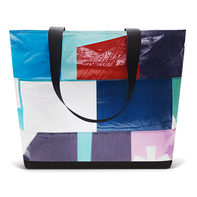 Patchwork Zippered Blake Tote