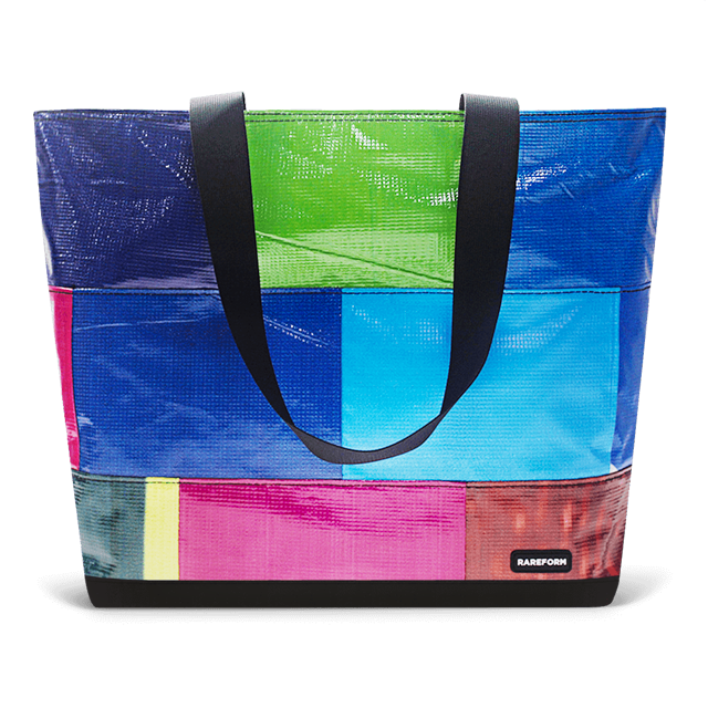 Patchwork Zippered Blake Tote