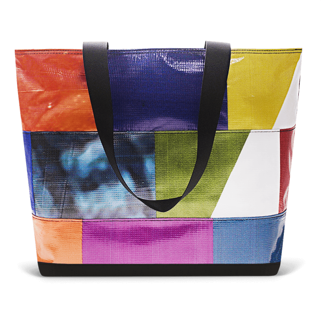 Patchwork Zippered Blake Tote