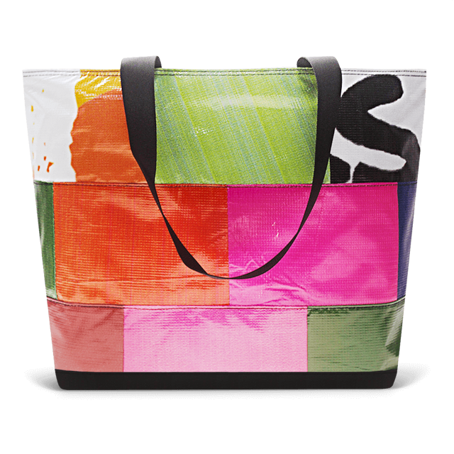 Patchwork Zippered Blake Tote