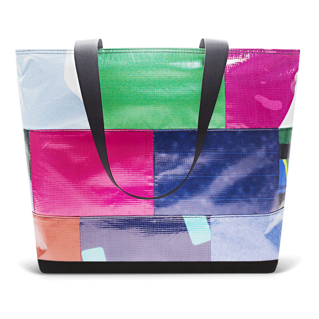 Patchwork Zippered Blake Tote