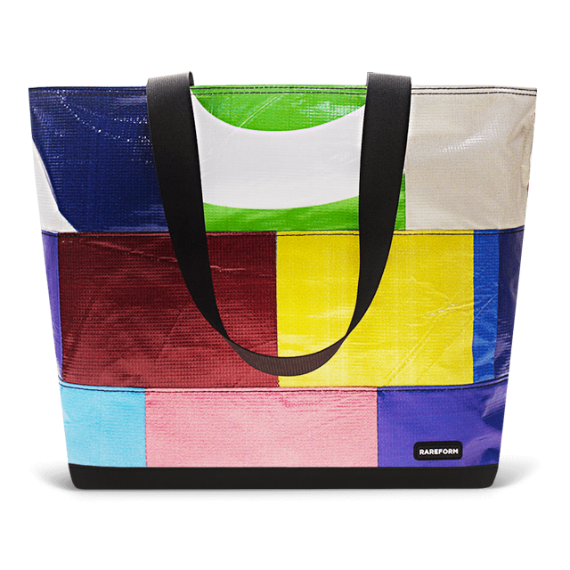 Patchwork Zippered Blake Tote