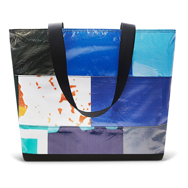Patchwork Zippered Blake Tote
