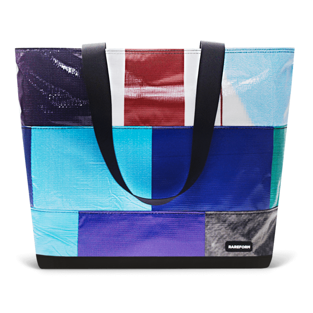 Patchwork Zippered Blake Tote