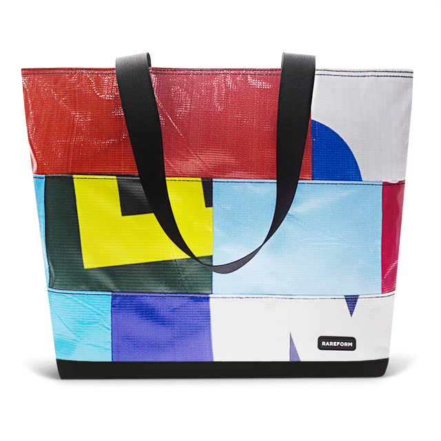 Patchwork Zippered Blake Tote