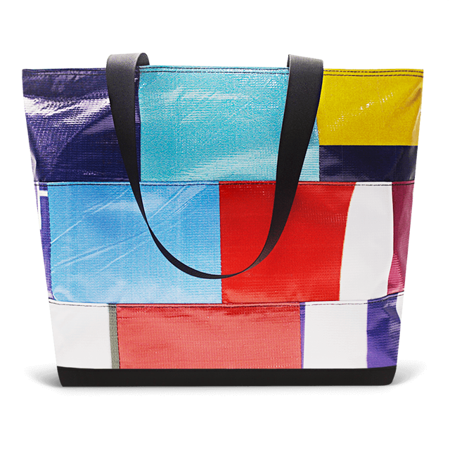 Patchwork Zippered Blake Tote