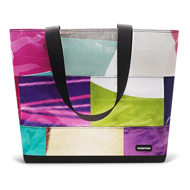 Patchwork Zippered Blake Tote