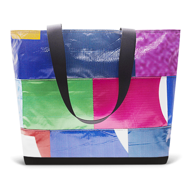 Patchwork Zippered Blake Tote