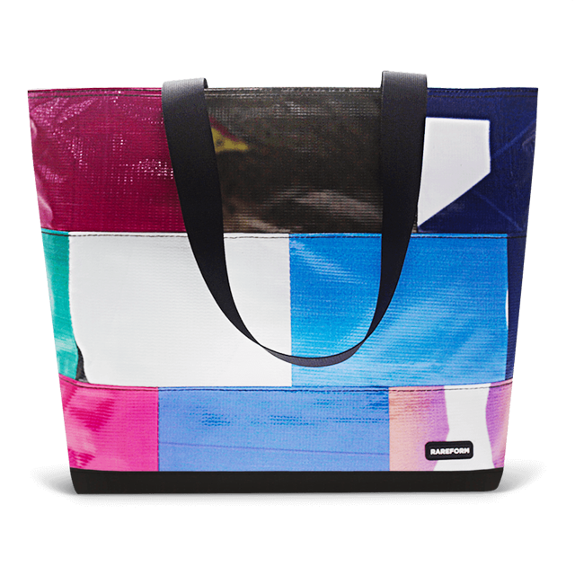 Patchwork Zippered Blake Tote