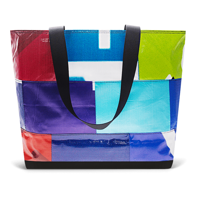 Patchwork Zippered Blake Tote