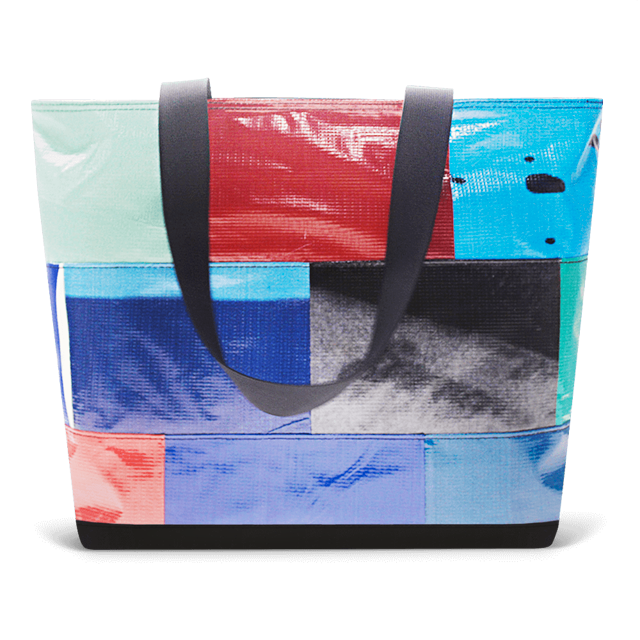 Patchwork Zippered Blake Tote