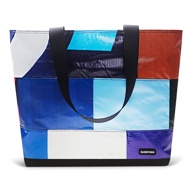 Patchwork Zippered Blake Tote
