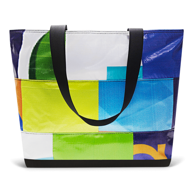 Patchwork Zippered Blake Tote