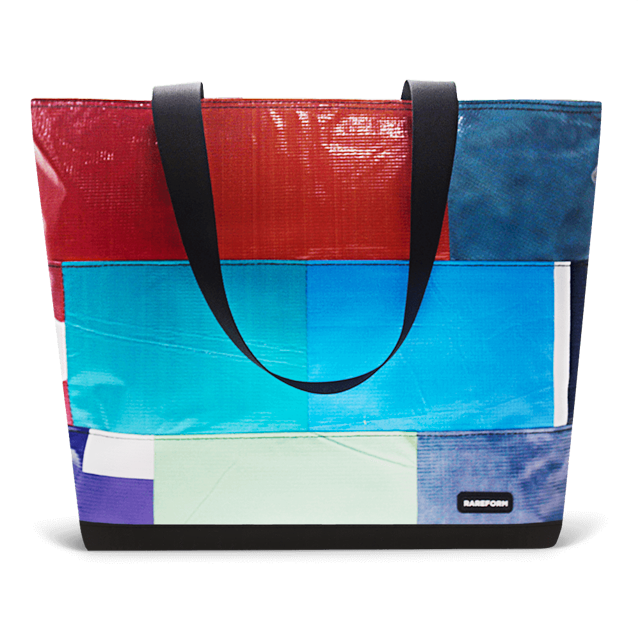 Patchwork Zippered Blake Tote