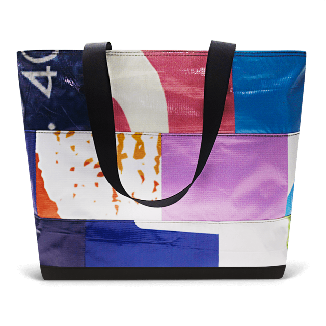 Patchwork Zippered Blake Tote