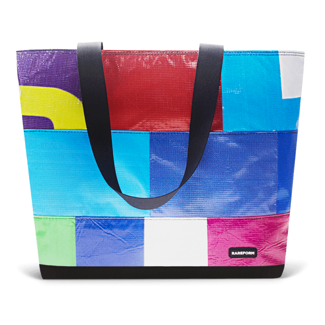 Patchwork Zippered Blake Tote
