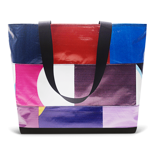 Patchwork Zippered Blake Tote