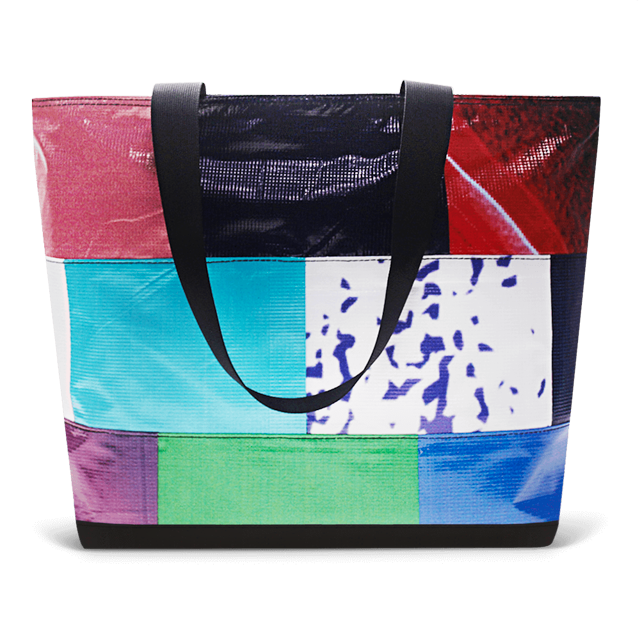 Patchwork Zippered Blake Tote