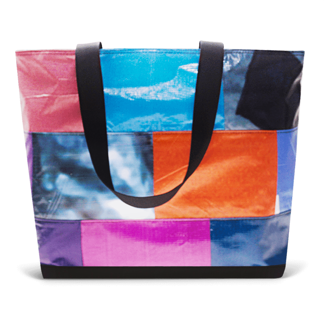 Patchwork Zippered Blake Tote