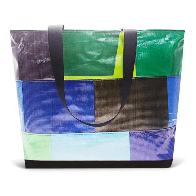 Patchwork Zippered Blake Tote