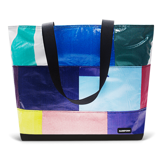 Patchwork Zippered Blake Tote